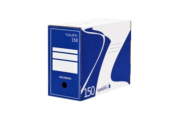 PUDŁO ARCHIWIZACYJNE 330X150X290MM VAUPE SYSTEM 436/03 NIEBIESKIE