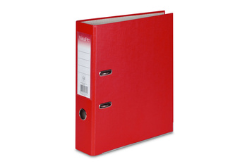 Segregator A4 tektura VAUPE BIZNES 50mm 064/01 czerwony dźwigniowy