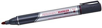 Marker permanentny RYSTOR RMP-1B 458-001 czerwony okrągła k. 1.5mm