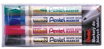 MARKER SUCHOŚCIERALNY PENTEL MW85-4W MIX*4 OKRĄGŁA 4SZT