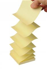 KARTECZKI SAMOPRZYLEPNE 76X76MM 3M POST-IT® Z-NOTES R330-1B ŻÓŁTE 6X100 KART