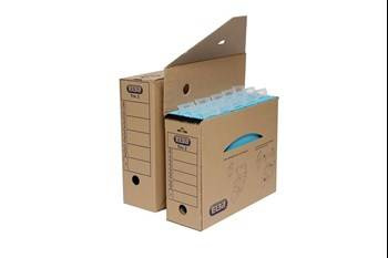 PUDŁO ARCHIWIZACYJNE A4/110MM ELBA TRIC 2 NA TECZKI WISZĄCE 100552628 BRĄZOWE