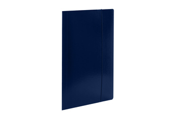 Teczka z gumką A4 VAUPE ECO 319/03 niebieska tektura 380g/m2 20mm