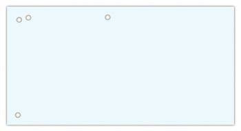 PRZEKŁADKI 1/3 A4 OFFICE PRODUCTS BIAŁE KARTON 190G/M² 100SZT