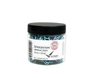 SPINACZE OKRĄGŁE 28MM VICTORY OFFICE PRODUCTS 6028SM150-071 PASTELOWE JASNONIEBIESKIE METALOWEPOWLEKANE W SŁOIKU MAŁYM 150SZT