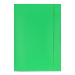 TECZKA Z GUMKĄ A4 EMERSON ZIELONA TEKTURA 300 G/M²