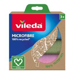 ŚCIERECZKA VILEDA MIKROFIBRA 100% RECYCLED VI168310 3 SZT