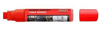 Marker kredowy TOMA 290 TO-290CZER czerwony 8-15mm