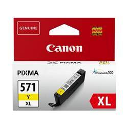 TUSZ ORYGINALNY CANON CLI571XL 0334C001 YELLOW 11 ML