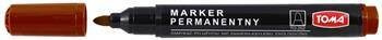 Marker permanentny TOMA TO-202BRĄZ brązowy okrągła końcówka