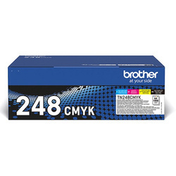 TONER ORYGINALNY BROTHER TN-248VAL, ZESTAW CMYK, 4 X 1000 STRON