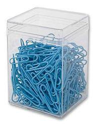 SPINACZE OKRĄGŁE 28MM VICTORY OFFICE PRODUCTS 60286H300-071 PASTELOWE JASNONIEBIESKIE METALOWE POWLEKANE W POJEMNIKU PLASTIKOWYM 300SZT