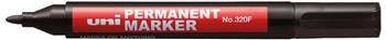 MARKER PERMANENTNY UNI 320 120395 CZARNY OKRĄGŁA KOŃCÓWKA 1.0-3.0MM