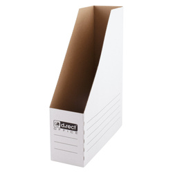 POJEMNIK NA CZASOPISMA A4/80MM D.RECT KARTON