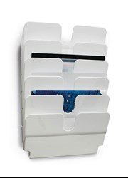 ZESTAW POJEMNIKÓW NA DOKUMENTY A4 DURABLE FLEXIPLUS 1700014011 BIAŁY