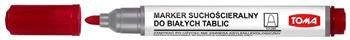 Marker suchościeralny TOMA TO-266CZER N czerwony okrągła końcówka