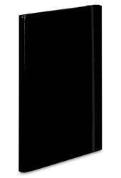 Teczka z gumką VAUPE CARIBIC 342/02 czarna PP 2mm 20mm