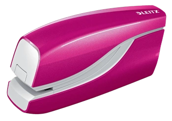 Zszywacz elektryczny LEITZ WOW 5566 55661023 różowy 10 kart.