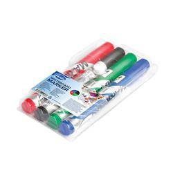 MARKERY DO BIAŁEJ TABLICY FOROFIS 91264 MIX*4 OKRĄGŁA 4SZT