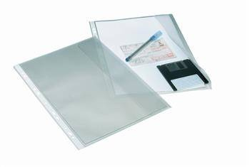 Koszulki groszkowe A4 BANTEX z klapką 100550132 120mic 10szt