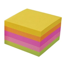 KARTECZKI SAMOPRZYLEPNE 75X75 PULLMAN P0007 5 KOLORÓW NEON 450 KART