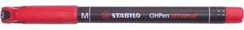 Foliopis STABILO OHPen 843/40 czerwony M - 1.0