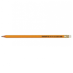 OŁÓWEK OSTRZONY SZEŚCIOKĄTNY Z GUMKĄ CENTRUM 86155 ŻÓŁTY HB