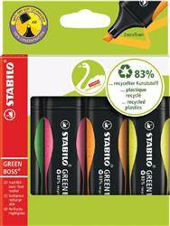 ZAKREŚLACZ STABILO BOSS GREEN 6070/4 MIX*4 2-5MM 4SZT.