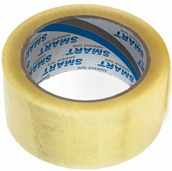 TAŚMA PAKOWA AKRYLOWA 48MMX50Y SMART 551/AS04 CLEAR TRANSPARENTNA 