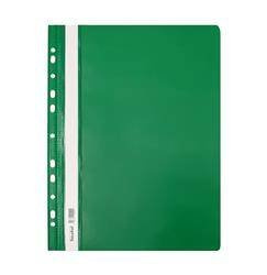 SKOROSZYT PLASTIKOWY Z PERFORACJĄ A4 BIUR-FOL SH-01-02 ZIELONY PCV 10SZT