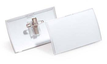 IDENTYFIKATOR Z KOMBI KLIPEM Z WYMIENNĄ ETYKIETĄ 54X90MM DURABLE 821419 PP 1 SZT.