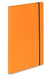 Teczka z gumką VAUPE CARIBIC 342/16 pomarańczowa PP 2mm 20mm