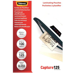 FOLIA DO LAMINOWANIA 65X95MM FELLOWES 5306702 125MIC 100 SZT