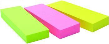 ZAKŁADKI INDEKSUJĄCE PAPIEROWE 25X76MM 3M POST-IT® 671/3 MIX 3X100SZT