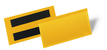 KIESZEŃ MAGAZYNOWA MAGNETYCZNA 100X38MM DURABLE 174104 ŻÓŁTA 50 SZT