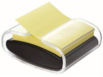 PODAJNIK DO KARTECZEK SAMOPRZYLEPNYCH 3M POST-IT® PRO PRO-B-1SSCY-R330 CZARNY + BLOCZEK SUPER STICKY Z-NOTES