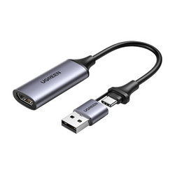 KARTA PRZECHWYTYWANIA OBRAZU / GRABBER HDMI UGREEN CM489, 4K 60HZ, USB + USB-C