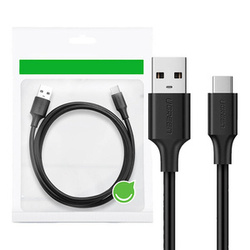 Kabel UGREEN US184 USB-A-USB-C 1m (czarny)