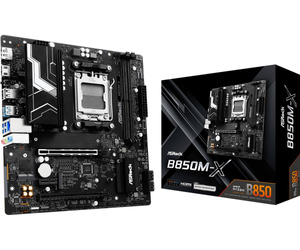 ASROCK PŁYTA GŁÓWNA B850M-X AM5 2DDR5 M.2 USBC MATX