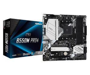 ASROCK PŁYTA GŁÓWNA B550M PRO4 AM4 4DDR4 HDMI/DP/D-SUB M.2 MATX