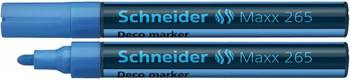 MARKER KREDOWY SCHNEIDER MAXX 265 DECO JASNONIEBIESKI OKRĄGŁA 2-3MM ZAWIESZKA 1SZT