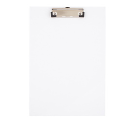 DESKA D.RECT A4 PVC Z KLIPEM BIAŁA