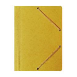 TECZKA Z GUMKĄ A4 BANTEX 400087822 ŻÓŁTA PRESZPANOWA