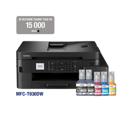 URZĄDZENIE WIELOFUNKCYJNE ATRAMENTOWE A4 BROTHER MFC-T930DW KOLOR LAN/WI-FI/ADF