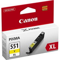 TUSZ ORYGINALNY CANON CLI551Y XL 6446B001 YELLOW 11 ML