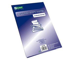 KALKA MASZYNOWA A4 D.RECT CZARNA 100SZT