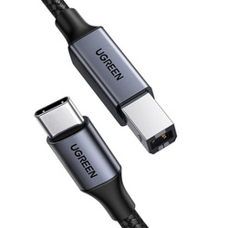 Kabel UGREEN US370 USB-C-USB-B 2.0 2m (czarny)