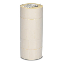 ETYKIETY SAMOPRZYLEPNE 23X16MM DO METKOWNIC EMERSON BIAŁE 5 ROLEK*600SZT