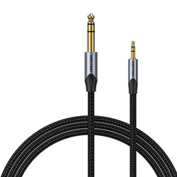 KABEL AUDIO 3,5MM TRS DO 6,35MM VENTION BAUHJ 5M SZARY