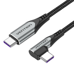 KABEL KĄTOWY USB 2.0 VENTION TAKHG C DO C 5A 1,5M (SZARY)